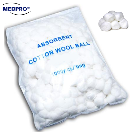 Medpro Non Sterile Cotton Balls, 1000pcs/bag